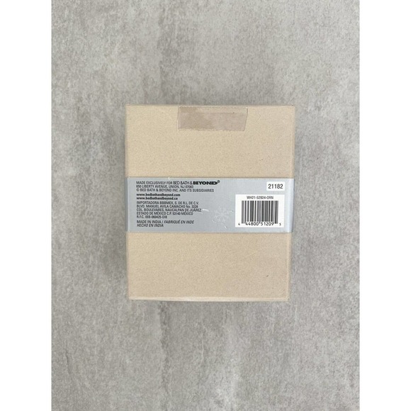 H For Happy Set Of 4 Christmas 2" Paper Squatty Teadrop Tree Ornaments Colorful - Picture 12 of 15